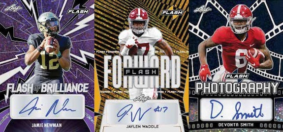 2021 Leaf Flash Hobby Football, Box