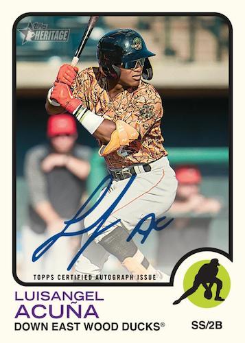 2022 Topps Heritage Minor League Hobby, Box
