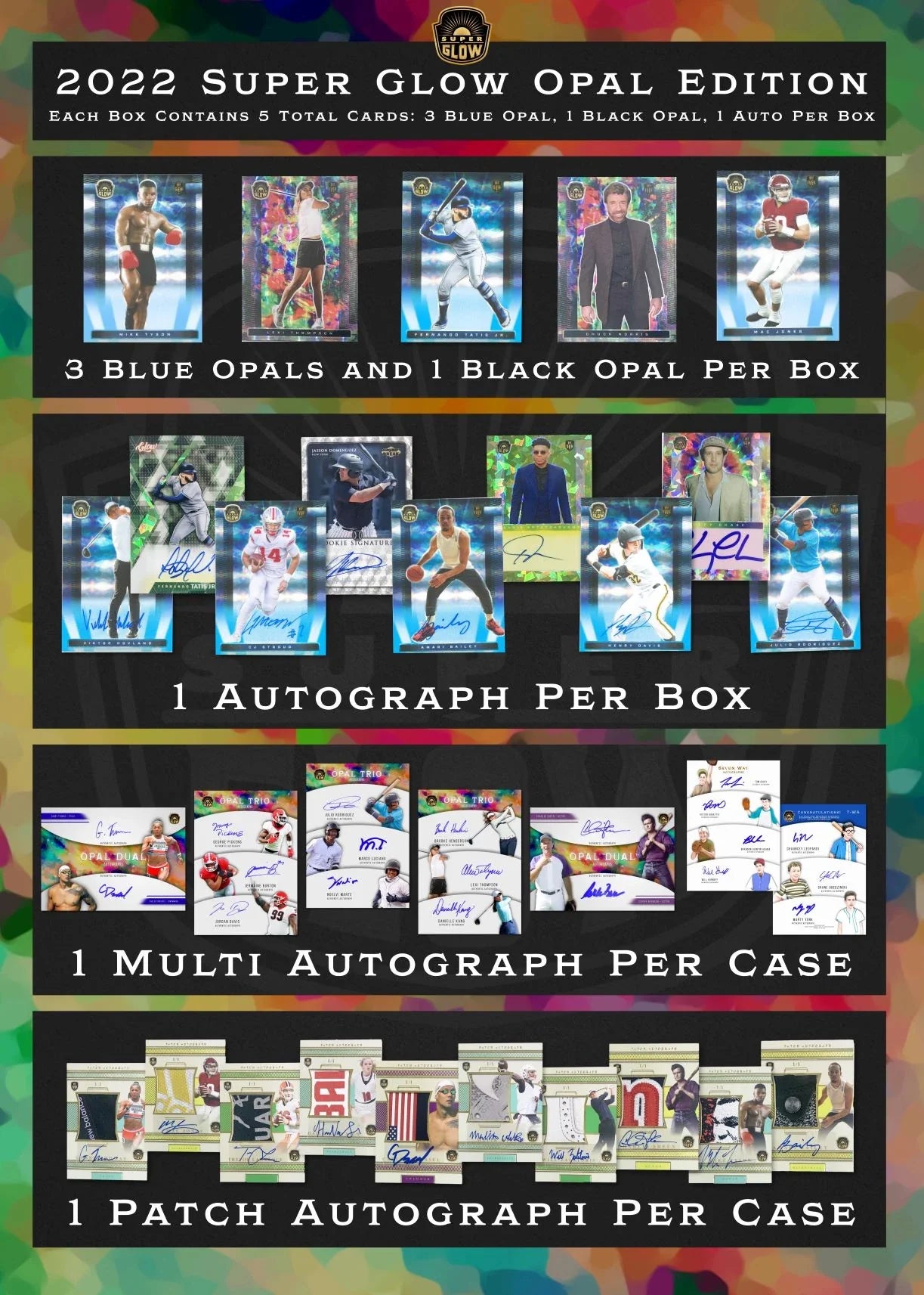 2022 Super Glow Opal Edition Multi-Sport Hobby, Box