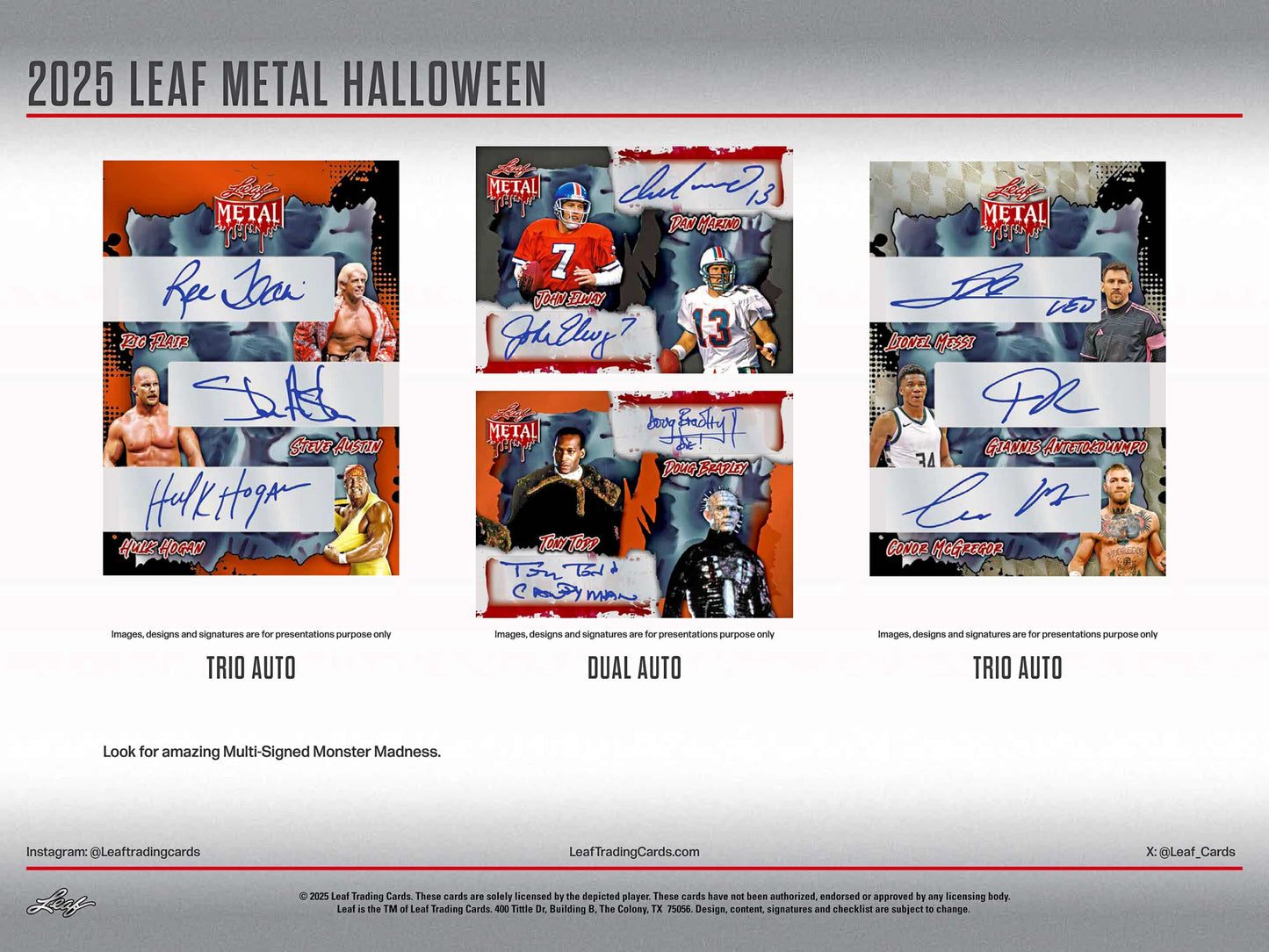 2025 Leaf Metal Halloween Hobby, Box