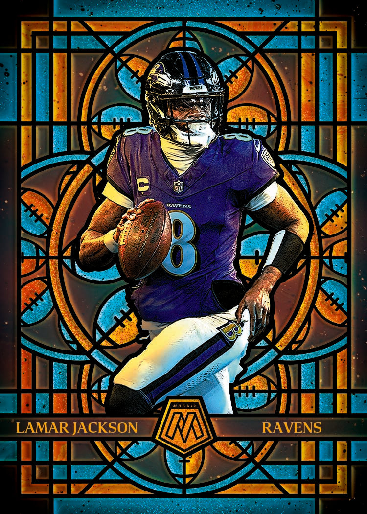 2025 Panini Mosaic Football Hobby Blaster, Box (Mosaic Red)