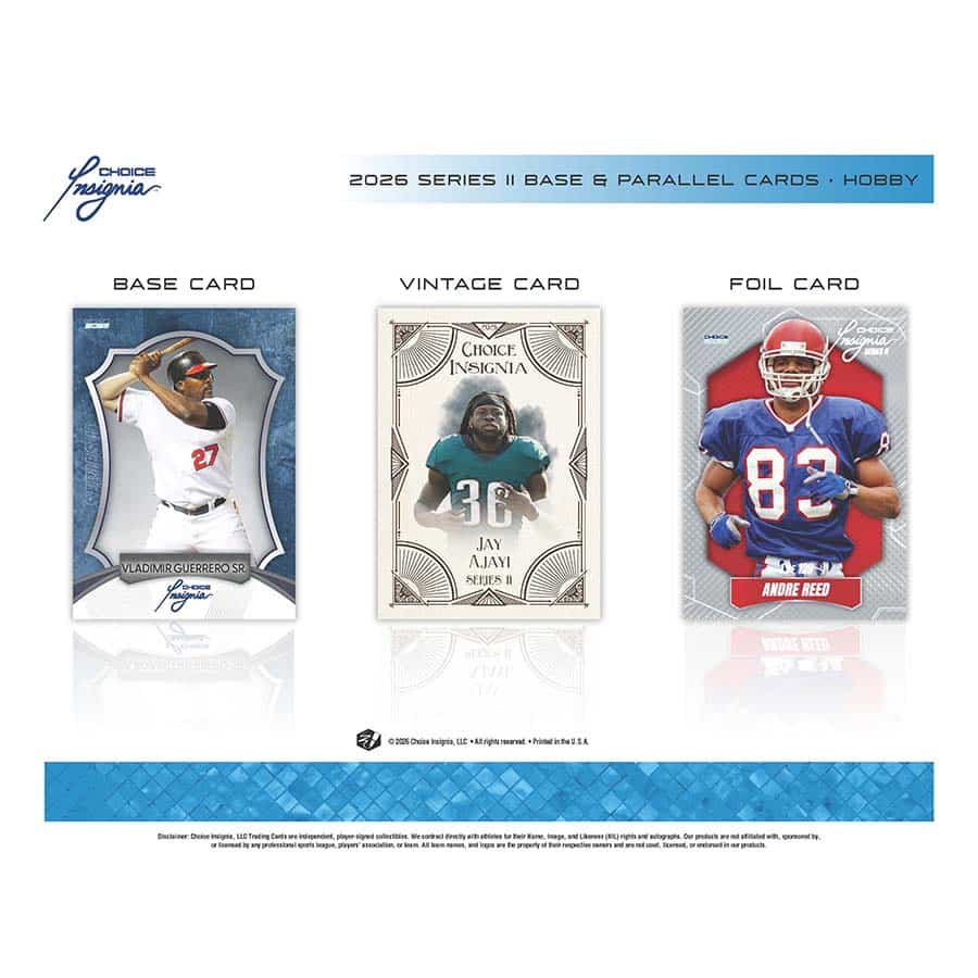 2026 Choice Insignia Series 2 Hobby, Pack