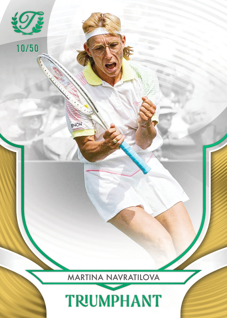 2025 Topps Triumphant Tennis Hobby, 10 Box Case