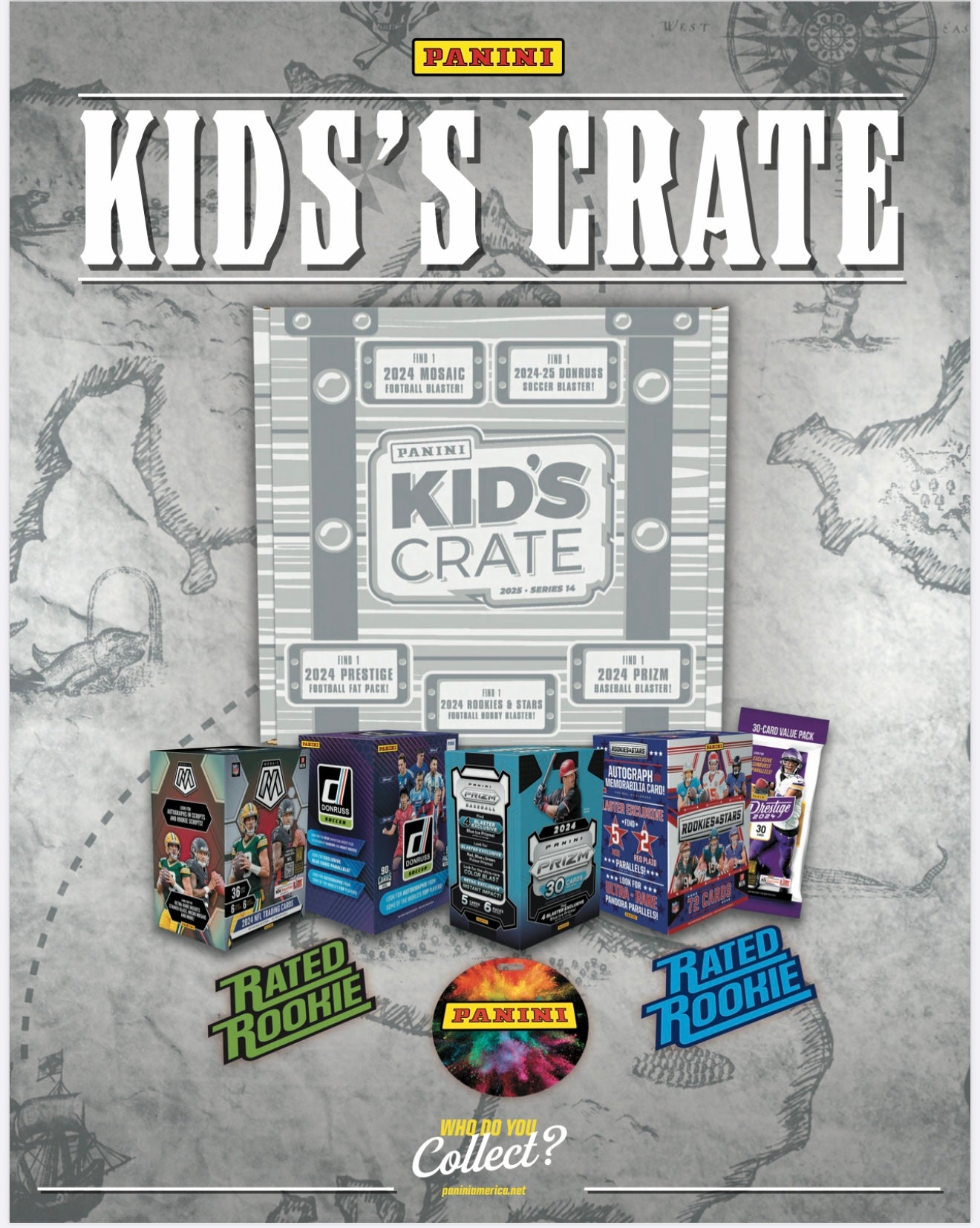 2024 Panini Kids Crate Series 14 Multi-Sport, Box (Kids Only)