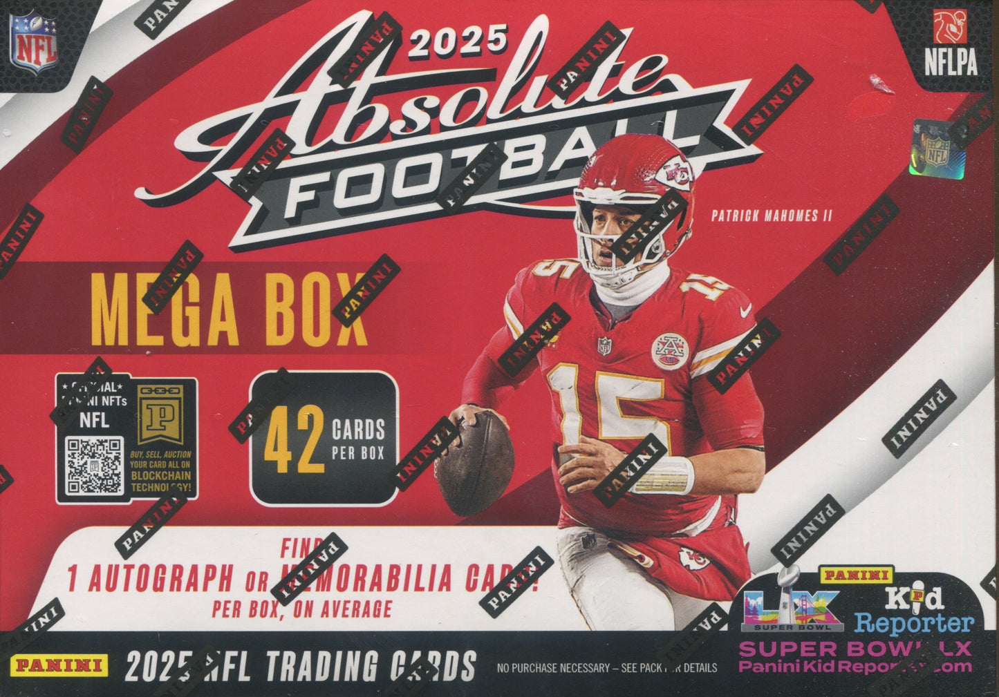 * Last Box * 2025 Panini Absolute Football Hobby Mega, Box