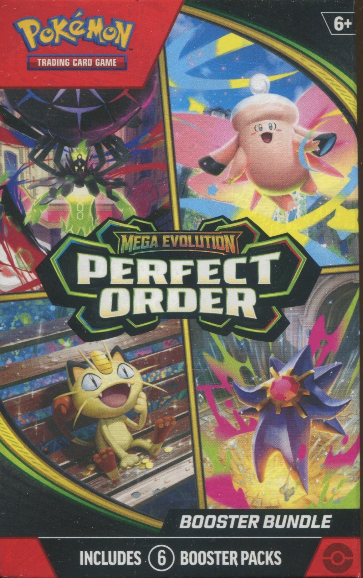 Pokemon Mega Evolution Perfect Order Booster Bundle, Box
