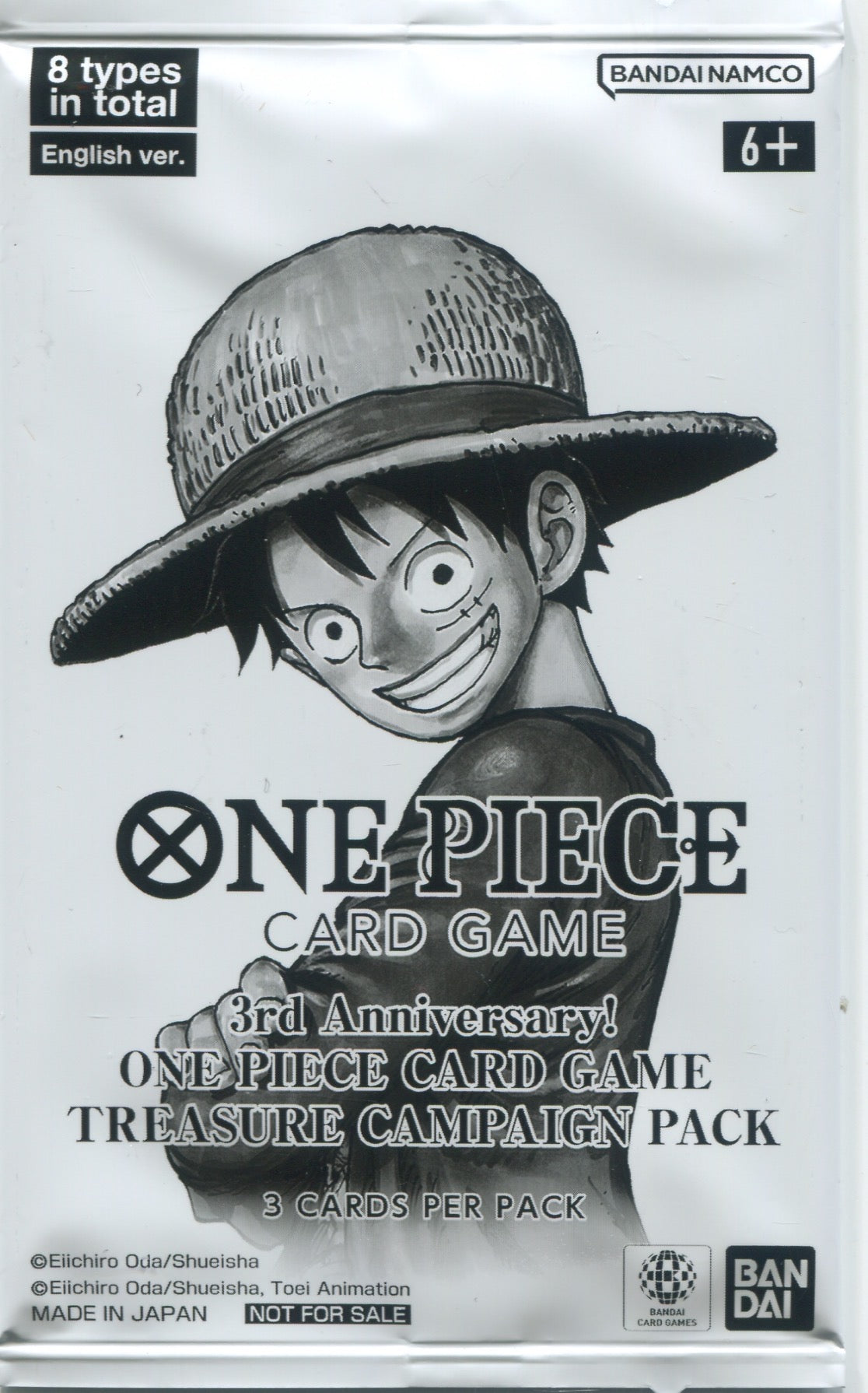 3rd Anniversary One Piece Card Game Treasure Campaign, Promo Pack