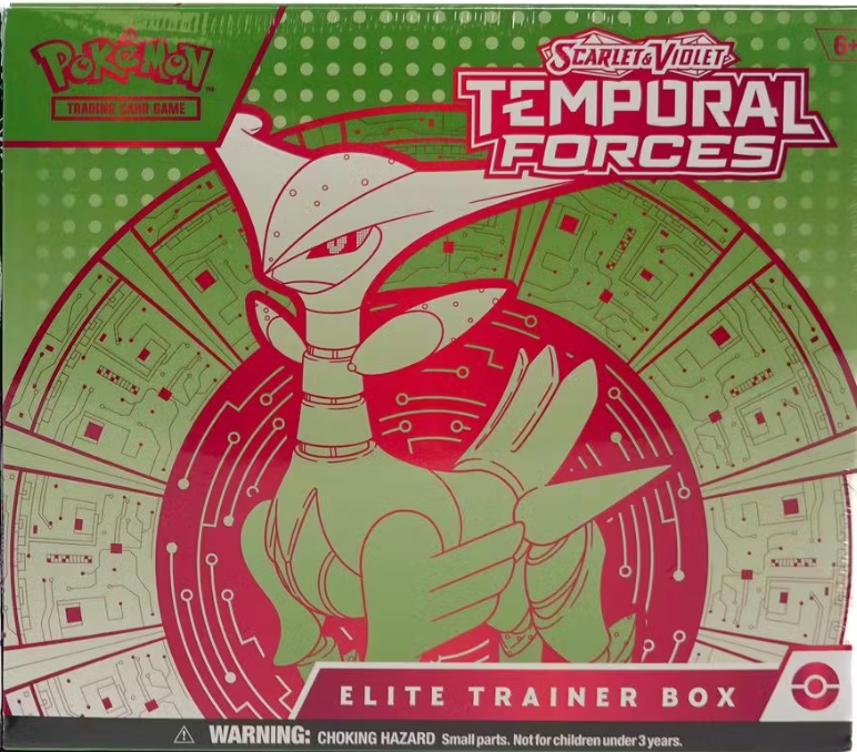 Pokemon Scarlet & Violet Temporal Forces, Elite Trainer Box ETB (RANDOM)