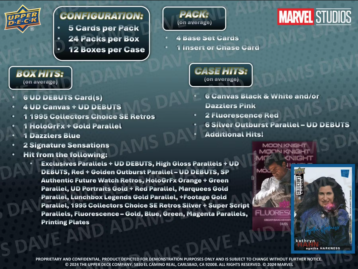 2024 Upper Deck Marvel Studios Series 1 - Disney+ Hobby, Pack
