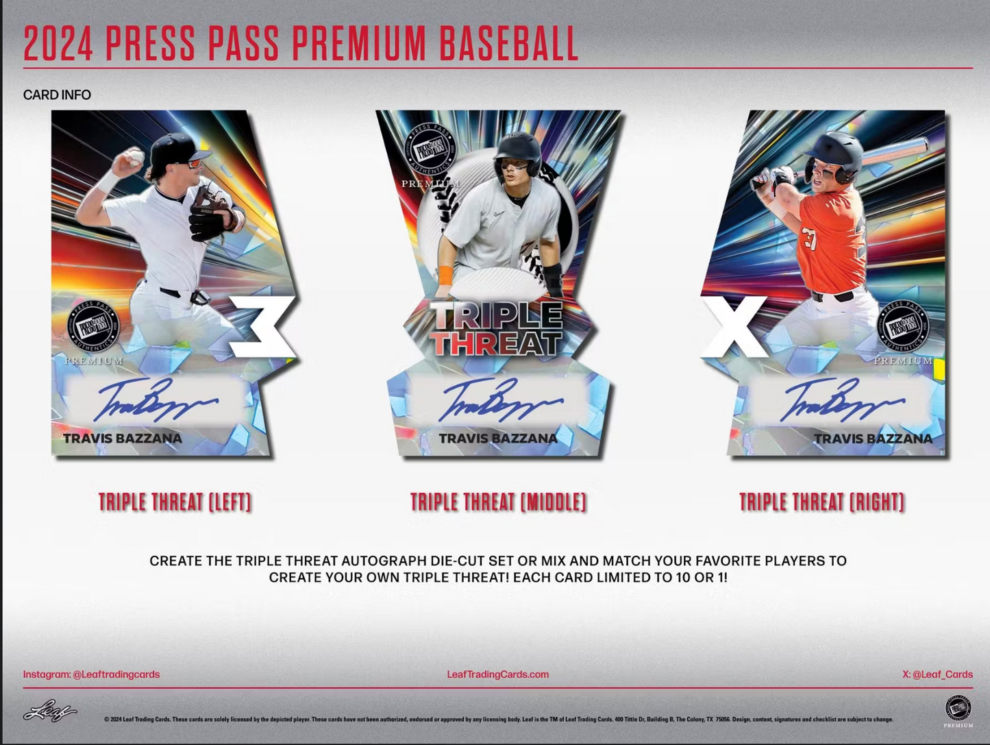 2024 Press Pass Premium Baseball Hobby, Box