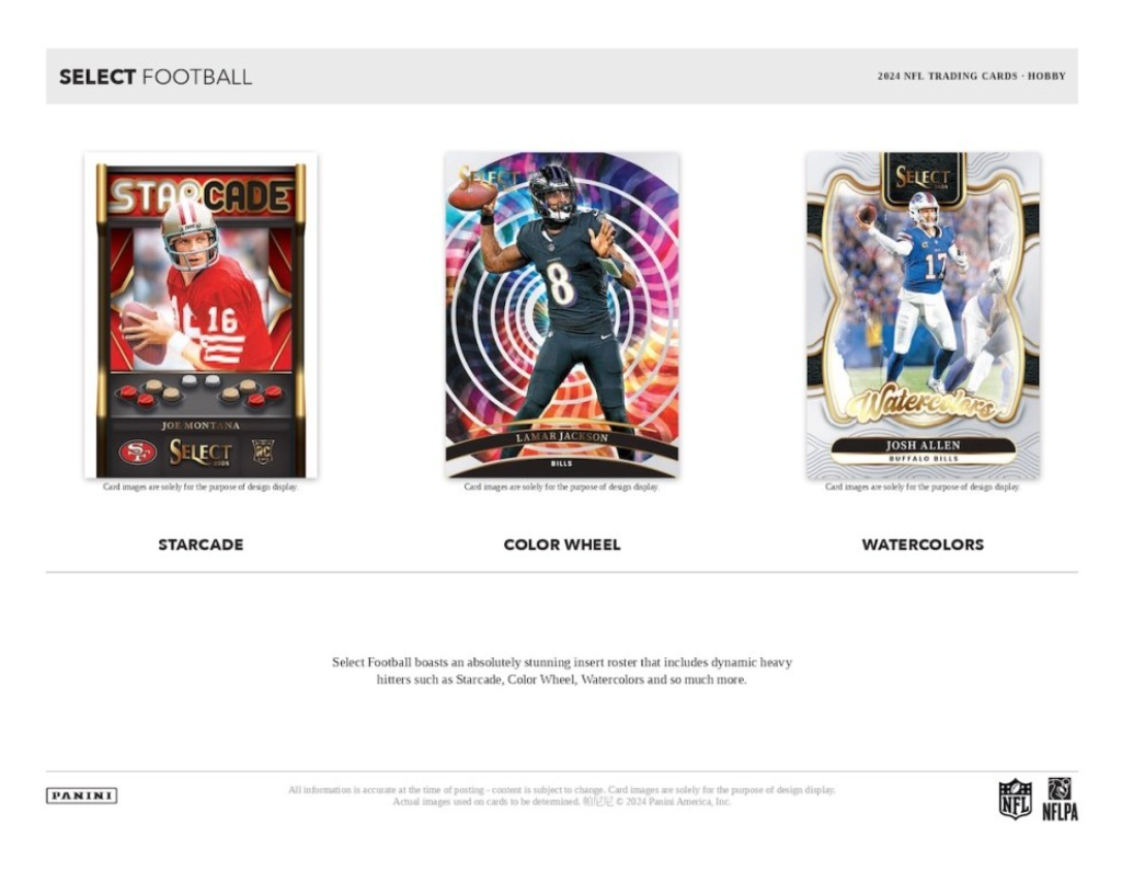 2024 Panini Select Football Hobby, Box