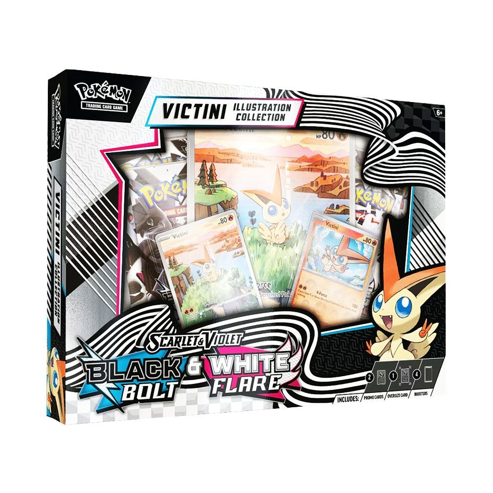 Pokemon Scarlet & Violet Unova Victini Illustration, 6 Collection Box Case