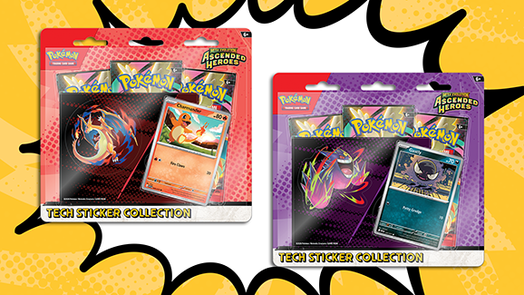 Pokemon Mega Evolution Ascended Heroes Tech Sticker, Blister