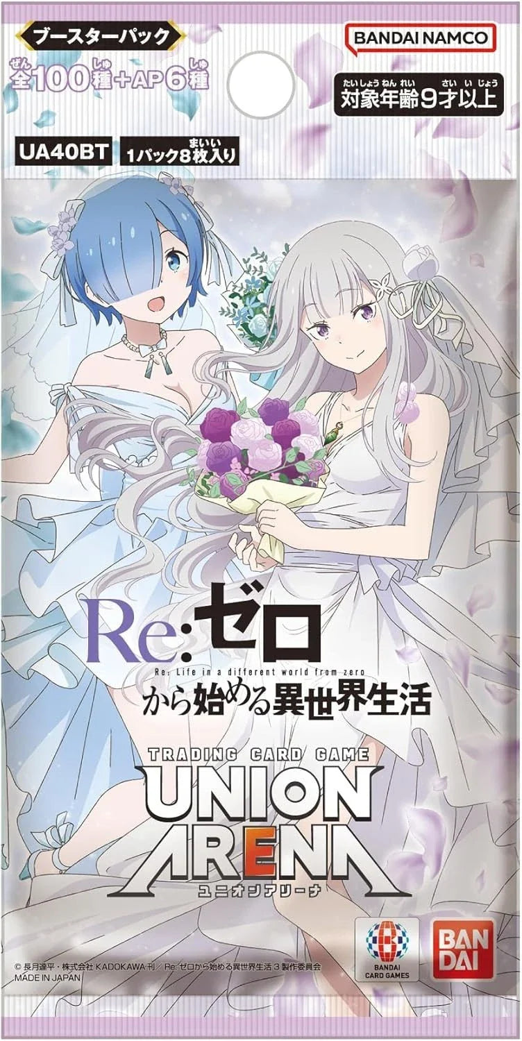 BANDAI Union Arena Re:Zero Starting Life in Another World Booster Box TCG