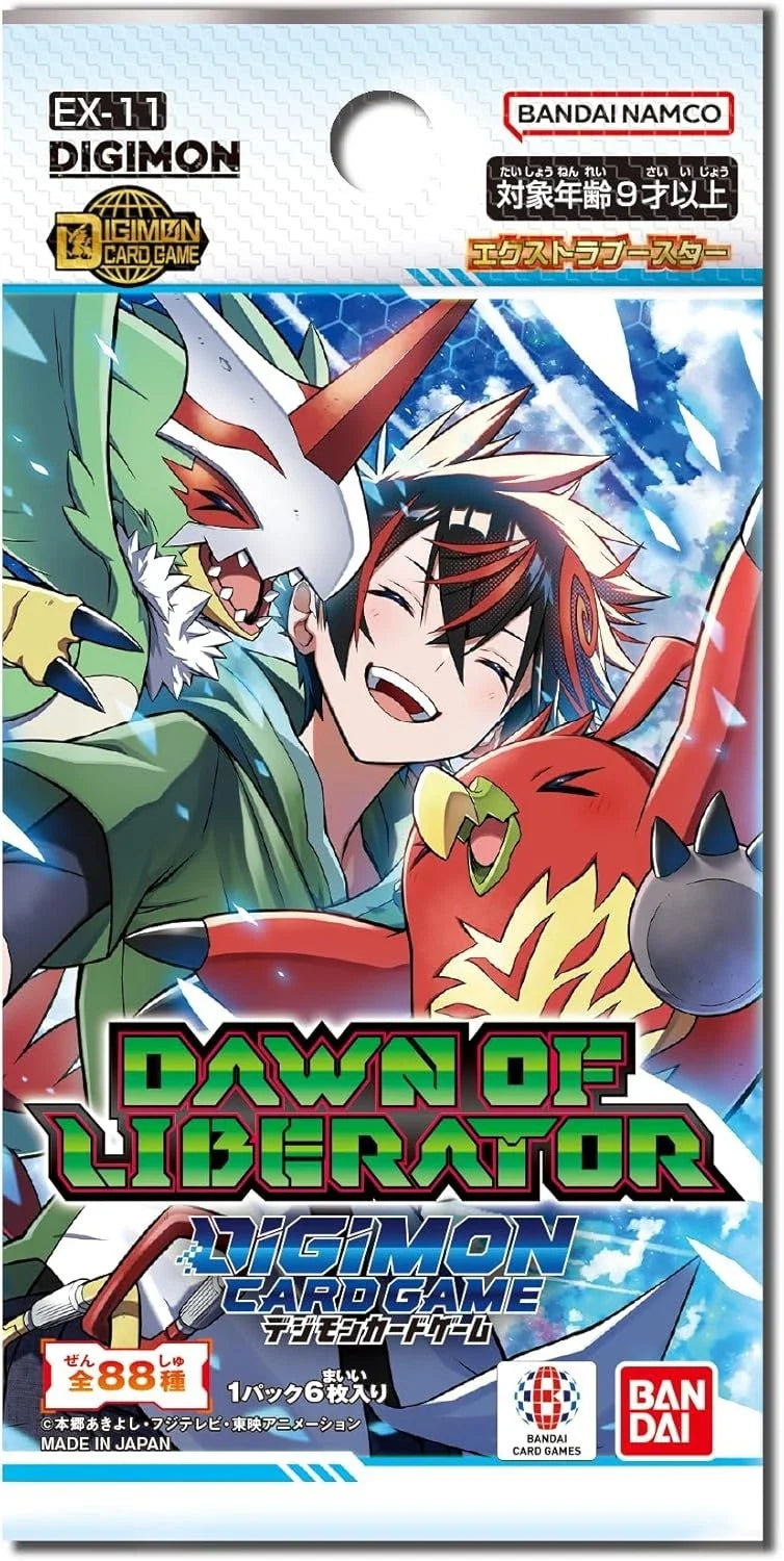 BANDAI Digimon Card Dawn of Liberator EX-11 Extra Booster Pack Box TCG JAPAN