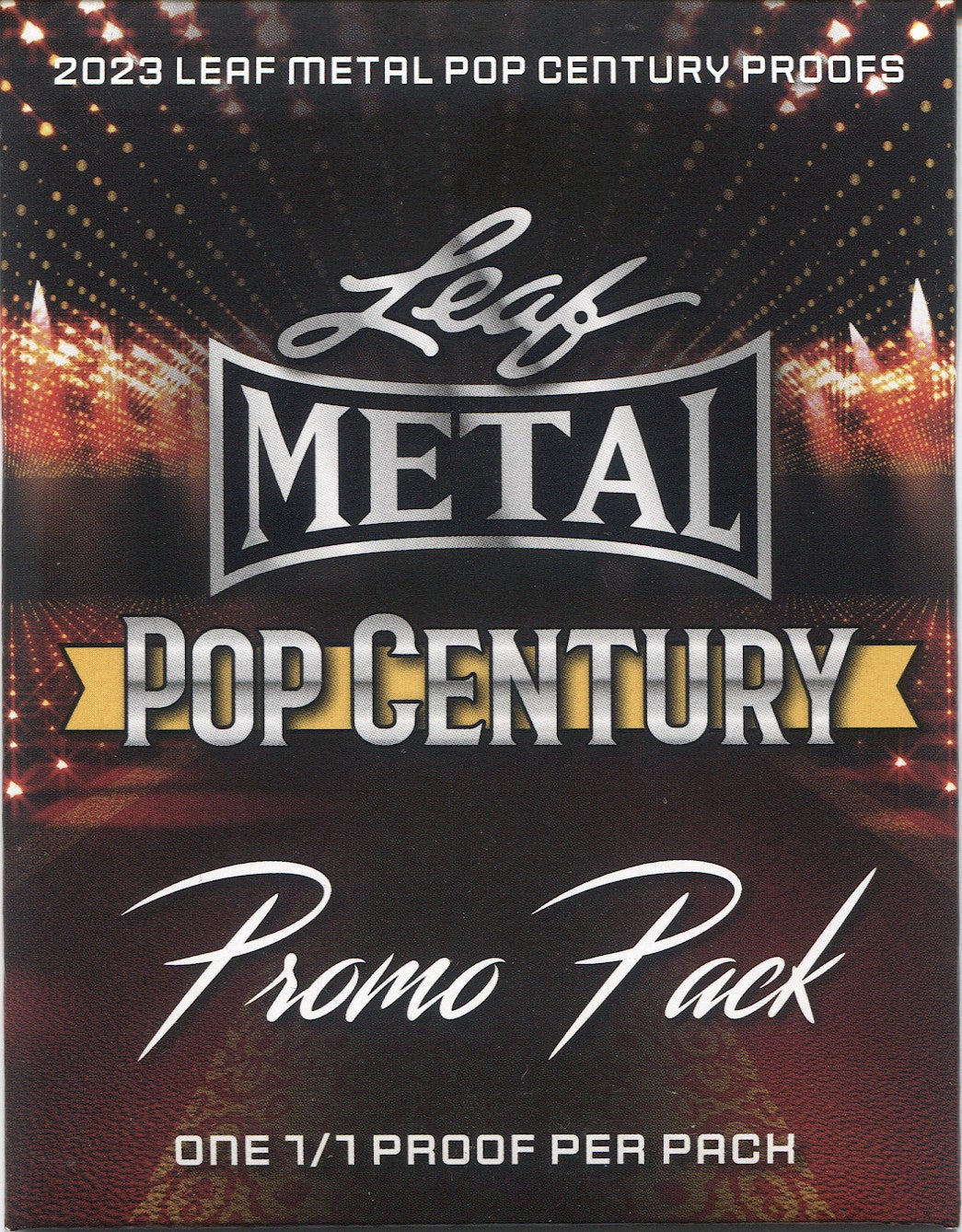 *LAST PACK* 2023 Leaf Metal Pop Century Hobby, Promo Pack