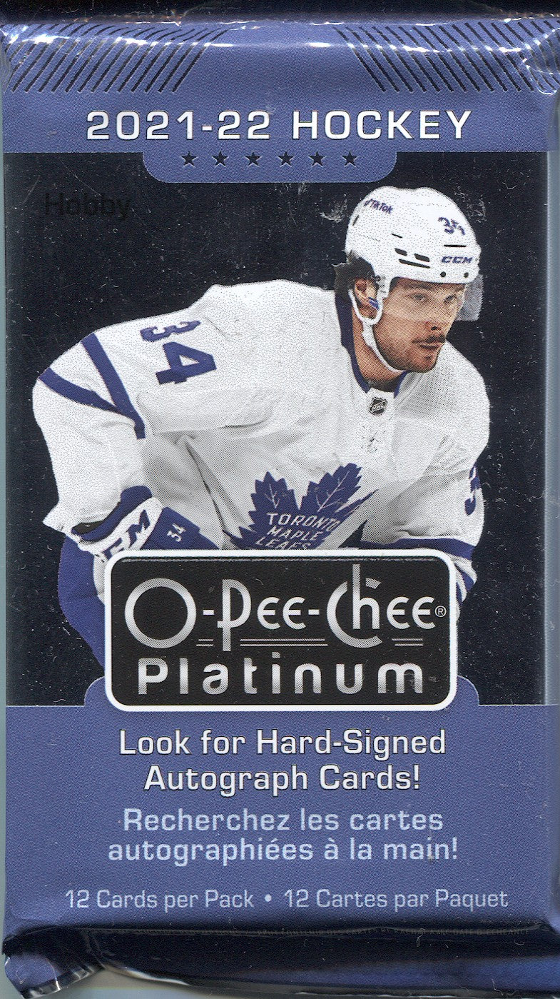 2021-22 Upper Deck O-PEE-CHEE Platinum Hobby Hockey, Pack