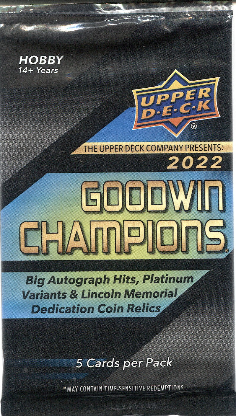 2022 Upper Deck Goodwin Champions Multi-Sport Hobby, Pack