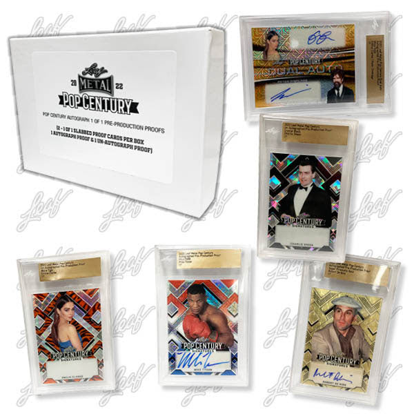 2022 Leaf Metal Pop Century Pre-Production Proofs Hobby, Box