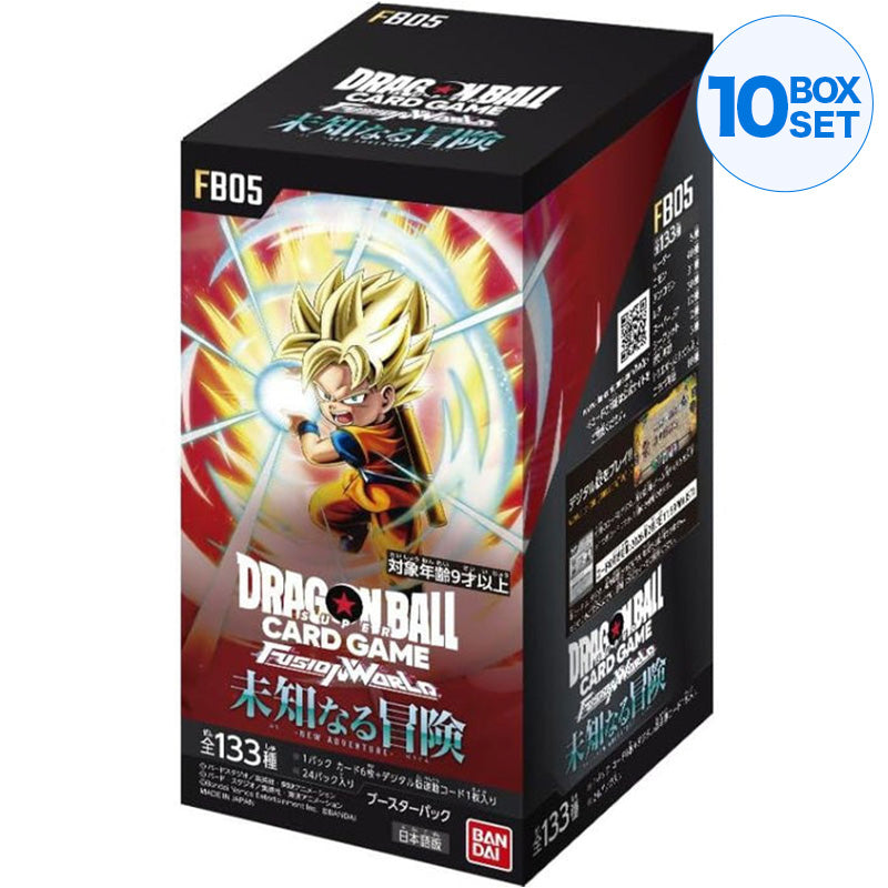 BANDAI Dragon Ball Super Fusion World New Adventure FB05 Booster Pack Box TCG