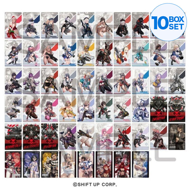 Goddess of Victory Nikke Gun Girl Metal Card Collection Vol.2 Pack Box TCG JAPAN