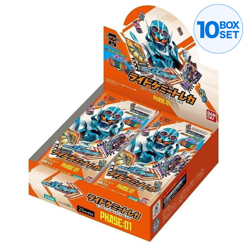 BANDAI Kamen Rider Gotchard Ride Chemy Trading Card PHASE 01 BOX TCG JAPAN