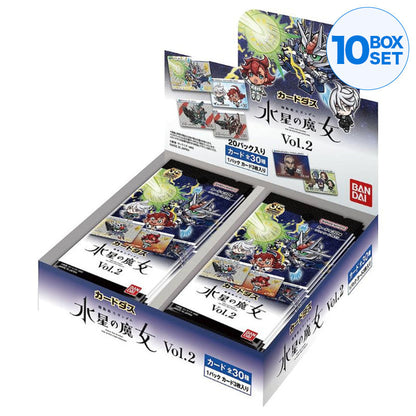 BANDAI Carddass Gundam The Witch From Mercury Vol.2 Booster Box TCG JAPAN
