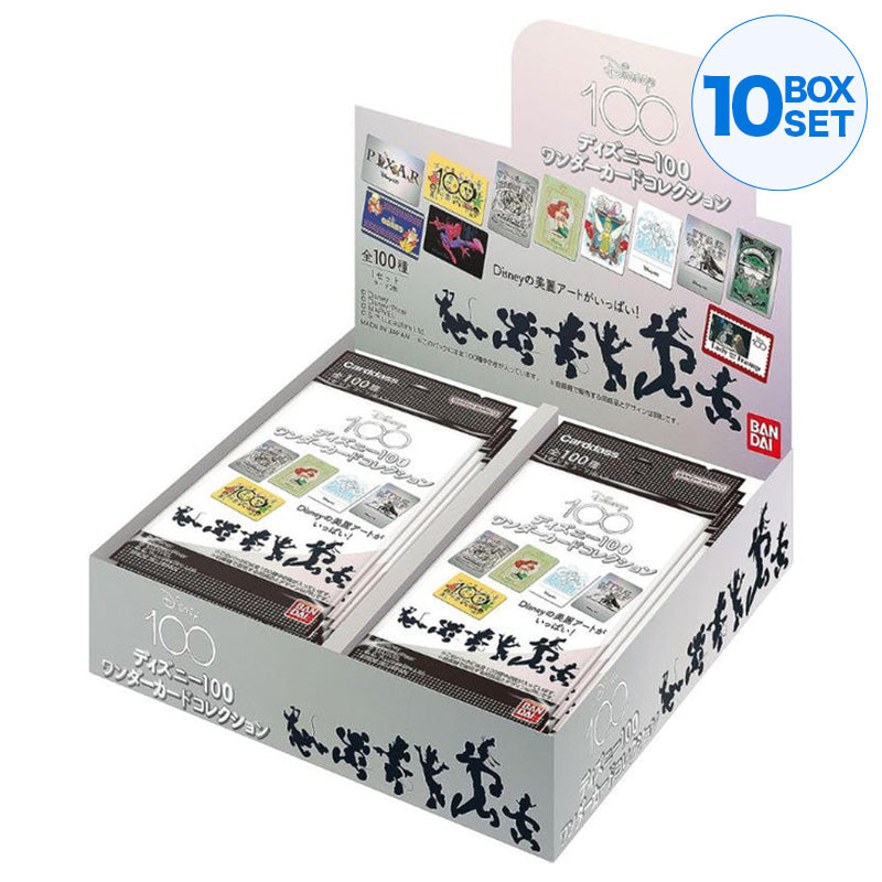 BANDAI Carddass Disney 100 Wonder Pack Box TCG JAPAN OFFICIAL