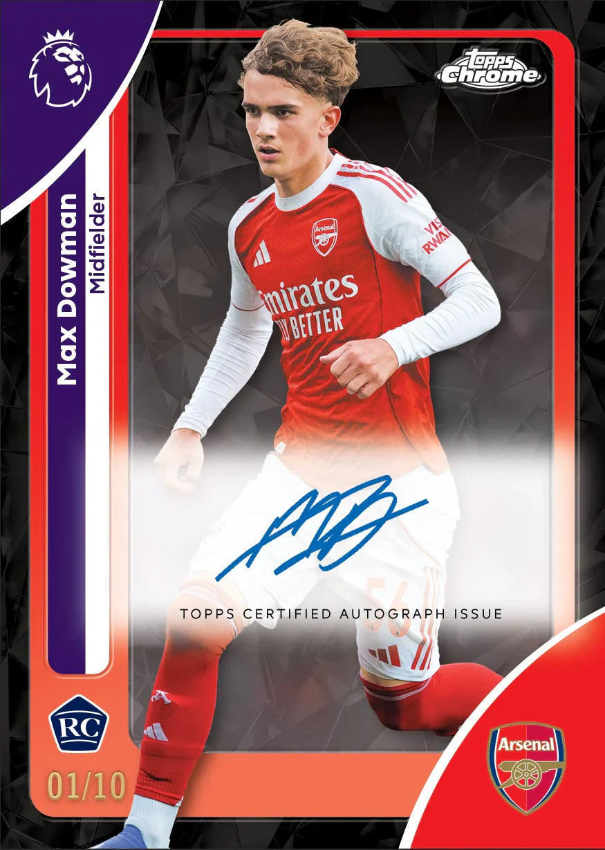 *LAST CASE* 2026 Topps Chrome Premier League Soccer Sapphire Edition, 10 Box Case