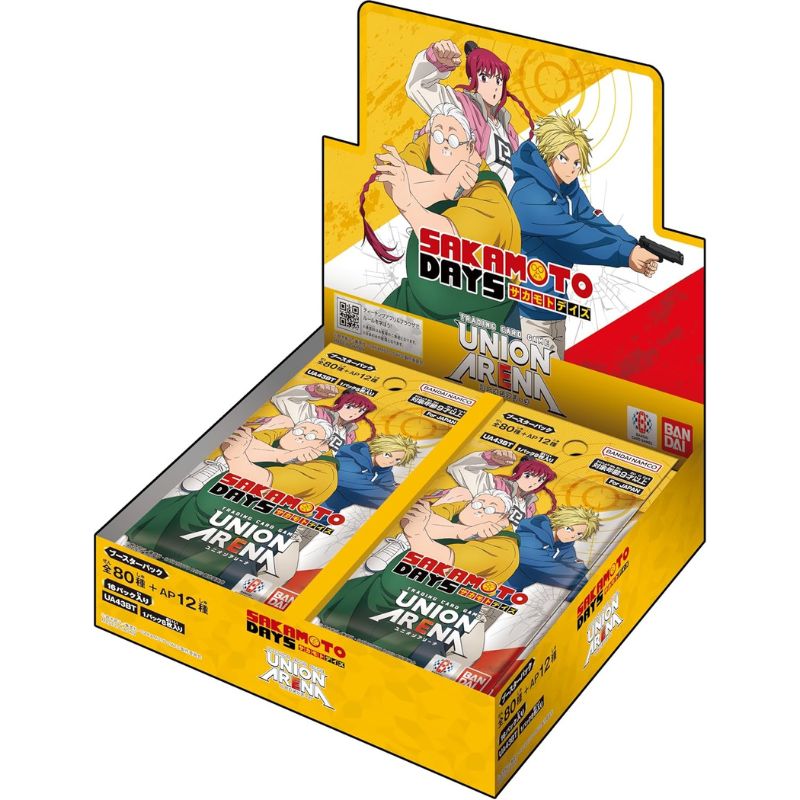 BANDAI Union Arena Sakamoto Days UA43BT Booster Pack Box TCG JAPAN OFFICIAL