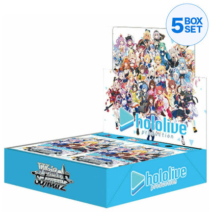 Weiss Schwarz Hololive Production Booster Box Pack 2021 Vtuber TCG Virtual Card