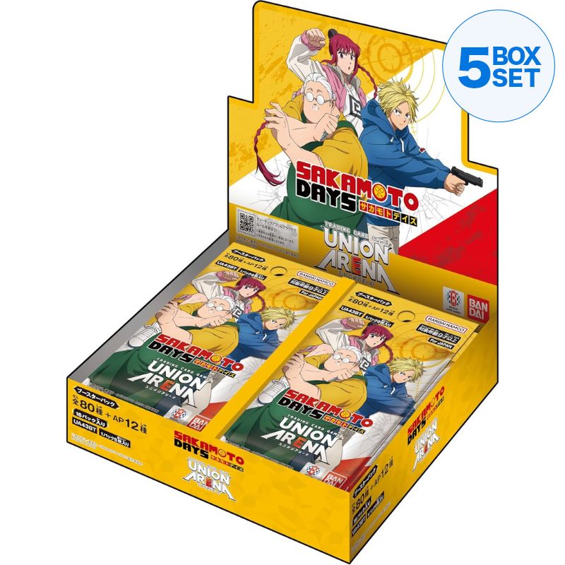 BANDAI Union Arena Sakamoto Days UA43BT Booster Pack Box TCG JAPAN OFFICIAL