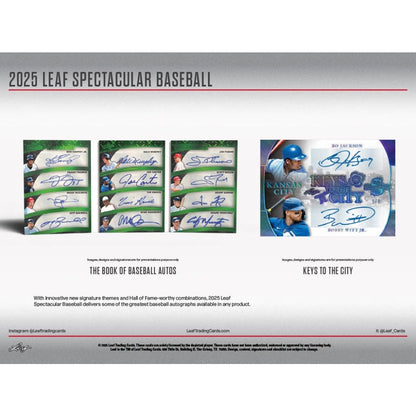 2025 Leaf Spectacular Baseball Hobby, Box