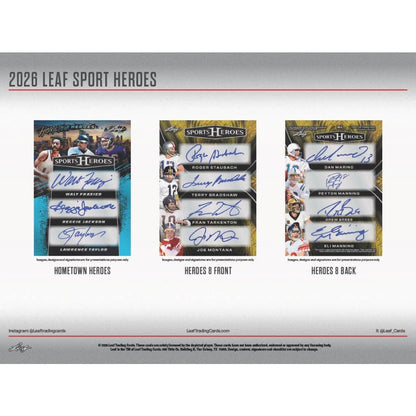 2026 Leaf Sport Heroes Multi-Sport Hobby, Box