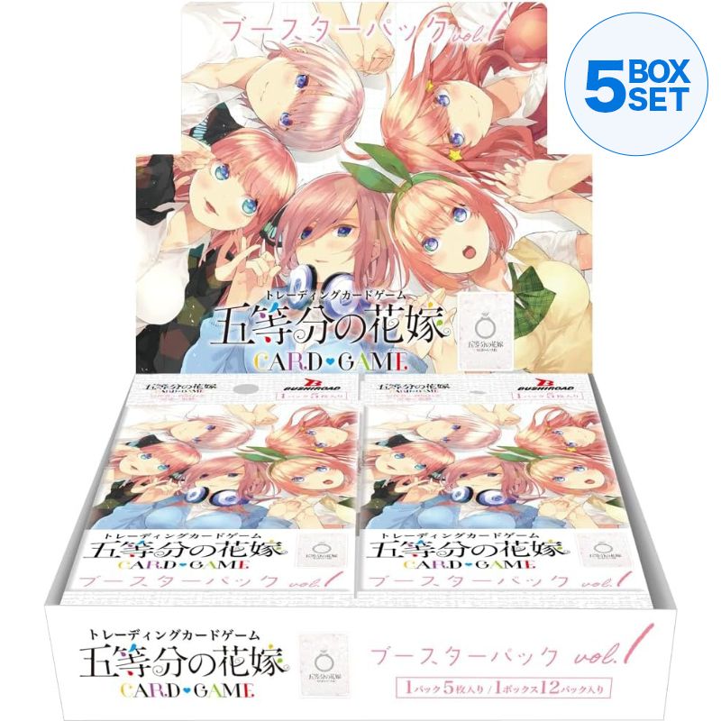 The Quintessential Quintuplets Card Game Vol.1 Booster Pack Box TCG JAPAN