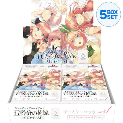 The Quintessential Quintuplets Card Game Vol.1 Booster Pack Box TCG JAPAN