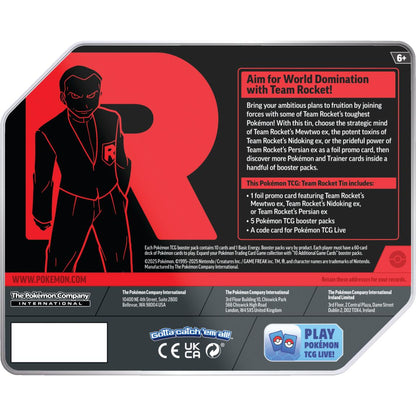 Pokemon Team Rocket, Tin (Random)