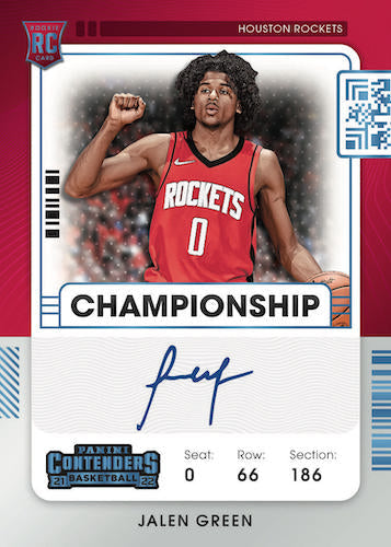2021-22 Panini Contenders Hobby Basketball, Pack