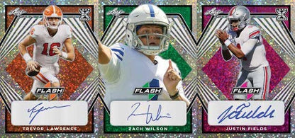 2021 Leaf Flash Hobby Football, Box