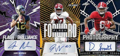 2021 Leaf Flash Hobby Football, Box