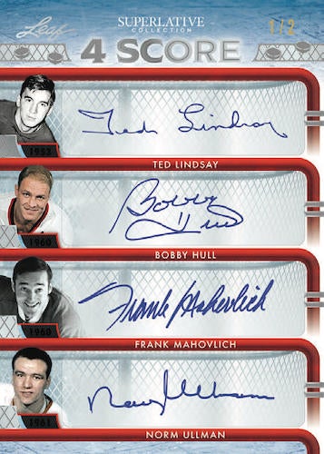 *LAST BOX* 2021 Leaf Superlative Collection Emerald Edition Hockey, Box