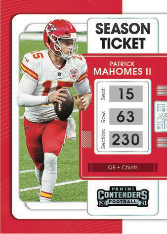 2021 Panini Contenders Football Hobby, Box