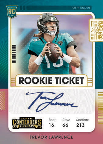 2021 Panini Contenders Hobby Football Hobby, Pack