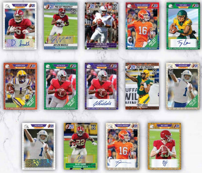 2021 Leaf Pro Set Metal Football Hobby, 10 Box Case