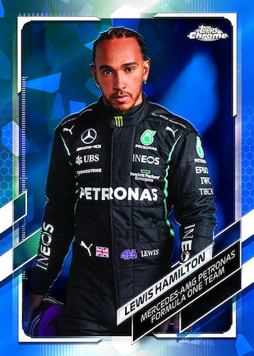 2021 Topps Chrome Formula 1 F1 Racing Sapphire Edition, Box