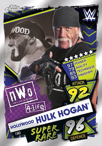 2021 Topps WWE Chrome Slam Attax Hobby, Pack