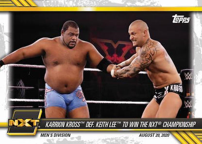 2021 Topps WWE NXT Wrestling Hobby, Box