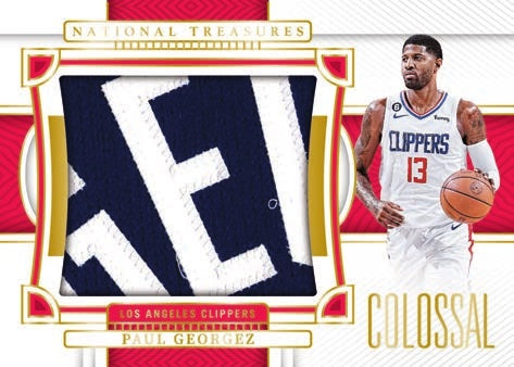 2022-23 Panini National Treasures Basketball Hobby, Box