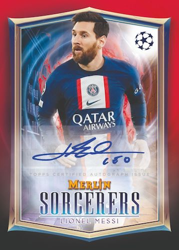 2022-23 Topps UEFA Club Competitions Merlin Chrome Soccer Hobby, Pack