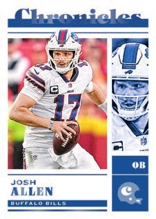 2022 Panini Chronicles Football Hobby, Pack